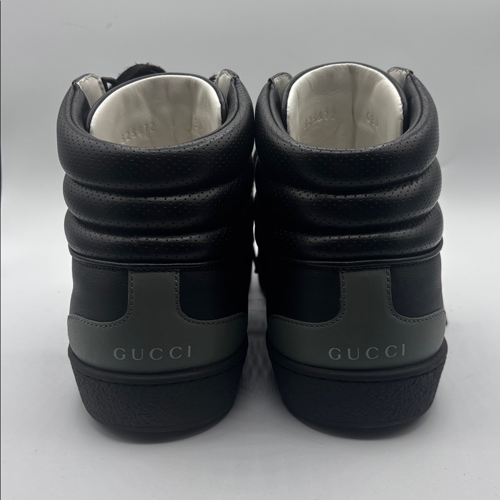 Gucci Ace High Top Sneaker Interlocking G Logo 8 - Picture 4 of 11